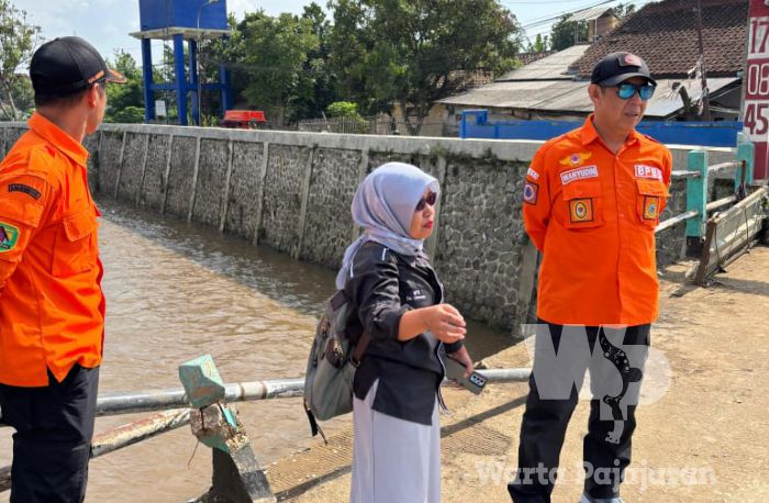 Pastikan Warga Terhindar Banjir Susulan, BPBD Kabupaten Bandung Lakukan Monitoring Wilayah Dayeuhkolot