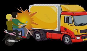 Diduga kurang Konsentrasi, Sepeda Motor Tabrak Belakang Truk Sebabkan Korban Tewas di Tempat