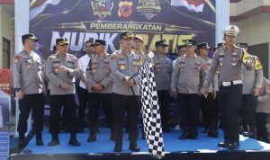 Tiga Bus Mudik Gratis Polresta Bandung Diberangkatkan