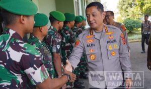 Polresta Bandung dan Batalyon Zipur 3 Pangalengan Perkuat Sinergitas Jaga Kondusifitas Wilayah