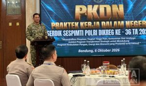 Dihadapan Serdik Sespimti Polri, Pangdam III Siliwangi Paparkan Strategi Hankam dan Program Unggulan Teritorial